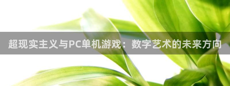 沐鸣2官网：超现实主义与PC单机游戏：数字艺术的未来方向